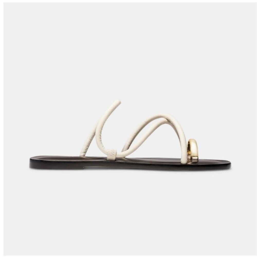 Emme Parsons - Laurie Sandal in Ivory Nappa (NWT) (Size 40 - US 9/9.5)